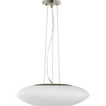 Cloud Pendant - Satin Nickel / Satin Opal