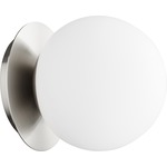 Signature 339 Wall / Ceiling Light Fixture - Satin Nickel / Satin Opal