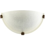 Signature 5629 Wall Light - Linen / Oiled Bronze