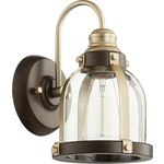Signature 586 Wall Light - Aged Brass / Oiled Bronze / Clear