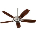 Soho Ceiling Fan - Satin Nickel / Walnut Blades