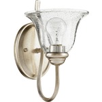 Spencer Wall Sconce - Clear Seeded / Aged Silver Leaf