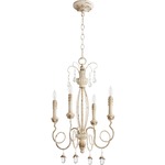 Venice Swirl Chandelier - Persian White