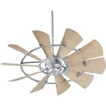 Windmill Indoor / Outdoor Ceiling Fan - Galvanized / Weathered Oak