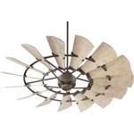 Windmill Ceiling Fan - Oiled Bronze / Weathered Oak