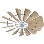 Windmill Indoor / Outdoor Ceiling Fan - Galvanized / Weathered Oak