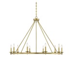 Middleton Chandelier - Warm Brass