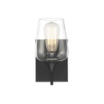 Octave Wall Sconce - Black / Clear