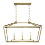 Townsend Linear Chandelier - Warm Brass