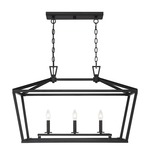 Townsend Linear Chandelier - Matte Black