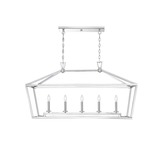 Townsend Linear Chandelier - Polished Nickel