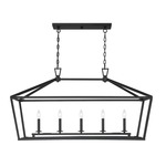 Townsend Linear Chandelier - Matte Black