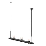 Intervals Linear Suspension - Satin Black / Etched Cylinder