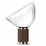 Taccia LED Methacrylate Table Lamp - Bronze / White