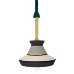 Calypso Guadaloupe Outdoor Pendant - Satin Brass / Sale E Pepe Multi