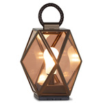 Muse Rechargeable Outdoor Lamp - Satin Bronze / Amber