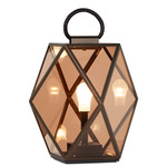 Muse Rechargeable Outdoor Lamp - Satin Bronze / Amber