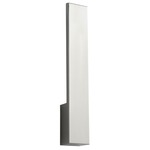 Icon Wall Light - Satin Nickel / Matte White Acrylic