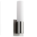 Magneta Wall Sconce - Satin Nickel / White Opal Glass