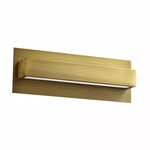 Alcor Wall Sconce - Aged Brass / Matte White Acrylic