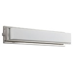 Plato Bathroom Vanity Light - Polished Nickel / Matte White Acrylic