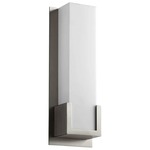 Orion Wall Light - Satin Nickel / Matte White Acrylic