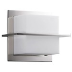 Metrix Wall Light - Polished Nickel / Matte White Acrylic