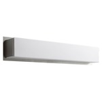 Fuse Bathroom Vanity Light - Satin Nickel / Matte White Acrylic