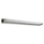 Balance Bathroom Vanity Light - Satin Nickel / Matte White Acrylic