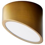 Zeepers Ceiling / Wall Light Fixture - Aged Brass / Matte White Acrylic