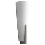 Songbird Wall Light - Satin Nickel / White Opal Glass