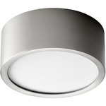 Peepers 5 Inch Wall / Ceiling Light - Satin Nickel / Matte White