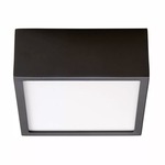 Pyxis Ceiling / Wall Light Fixture - Oiled Bronze / Matte White Acrylic