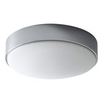 Journey 14 Inch Wall / Ceiling Light - Polished Chrome / Matte White Acrylic