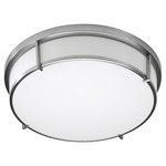 Io Ceiling Light - Satin Nickel / Matte White Acrylic