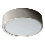 Peepers 10 Inch Wall / Ceiling Light - Polished Nickel / Matte White