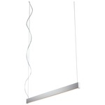 Zepp Pendant - Polished Nickel / Matte White Acrylic