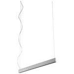 Zepp Pendant - Satin Nickel / Matte White Acrylic