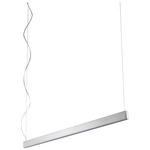 Zepp Pendant - Satin Nickel / Matte White Acrylic