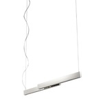 Klone Pendant - Polished Nickel / Matte White Acrylic