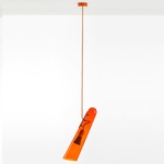 Flutes Pendant - Transparent Orange
