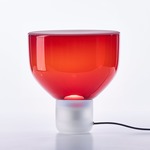 Lightline Table Lamp - Transparent / Transparent Red