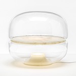 Macaron Table Lamp - Onyx Honey / Transparent