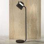 Mona Floor Lamp - Black / Transparent Black