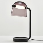 Mona Table Lamp - Black / Transparent Violet