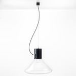 Muffins Pendant - Black Stained European Oak / Transparent