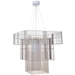 Mesh Cubic XL Pendant - Metallic Taupe