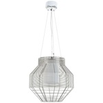 Mesh Medium Pendant - Metallic Taupe