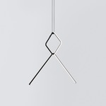 Arrangements Square Small Two Element Suspension - Black