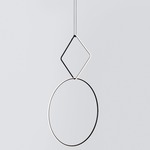 Arrangements Square Large Two Element Suspension - Black